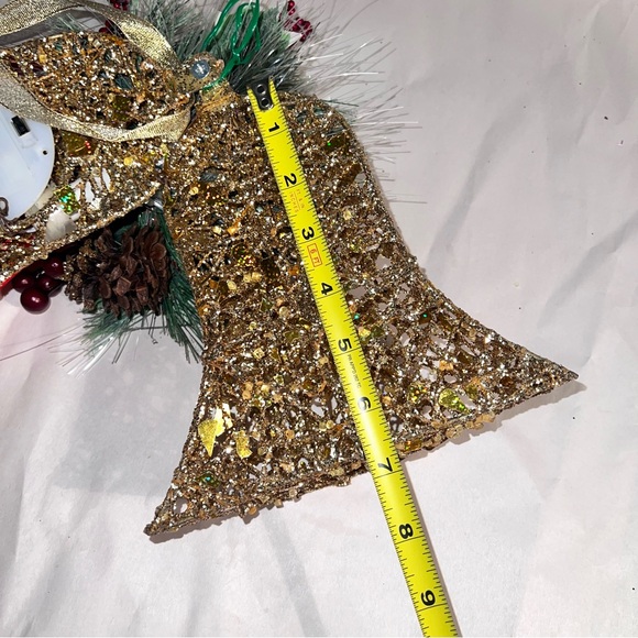 Lighted Color Changing Christmas Bells Gold Bells - Picture 11 of 11